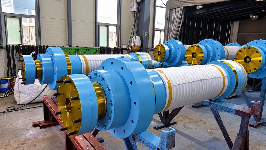 Hydraulic cylinder for 1200T press (2)