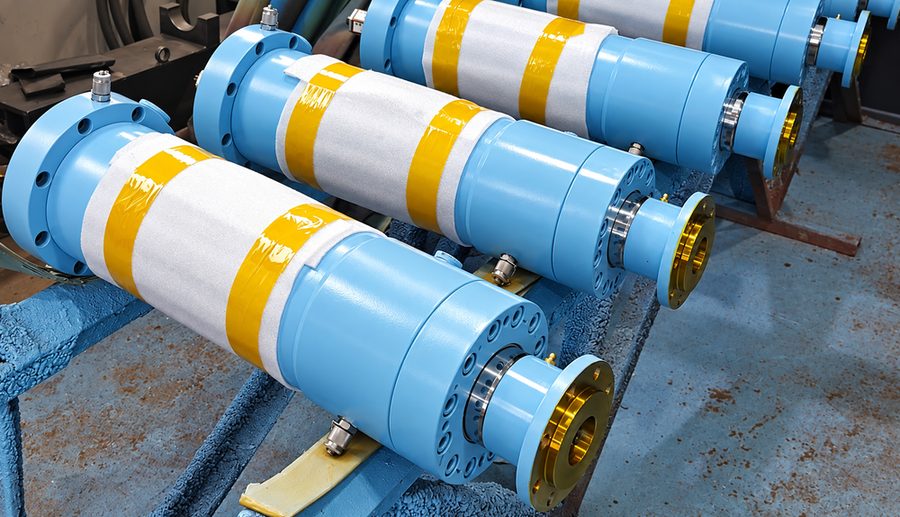 Hydraulic cylinder for 1200T press (3)